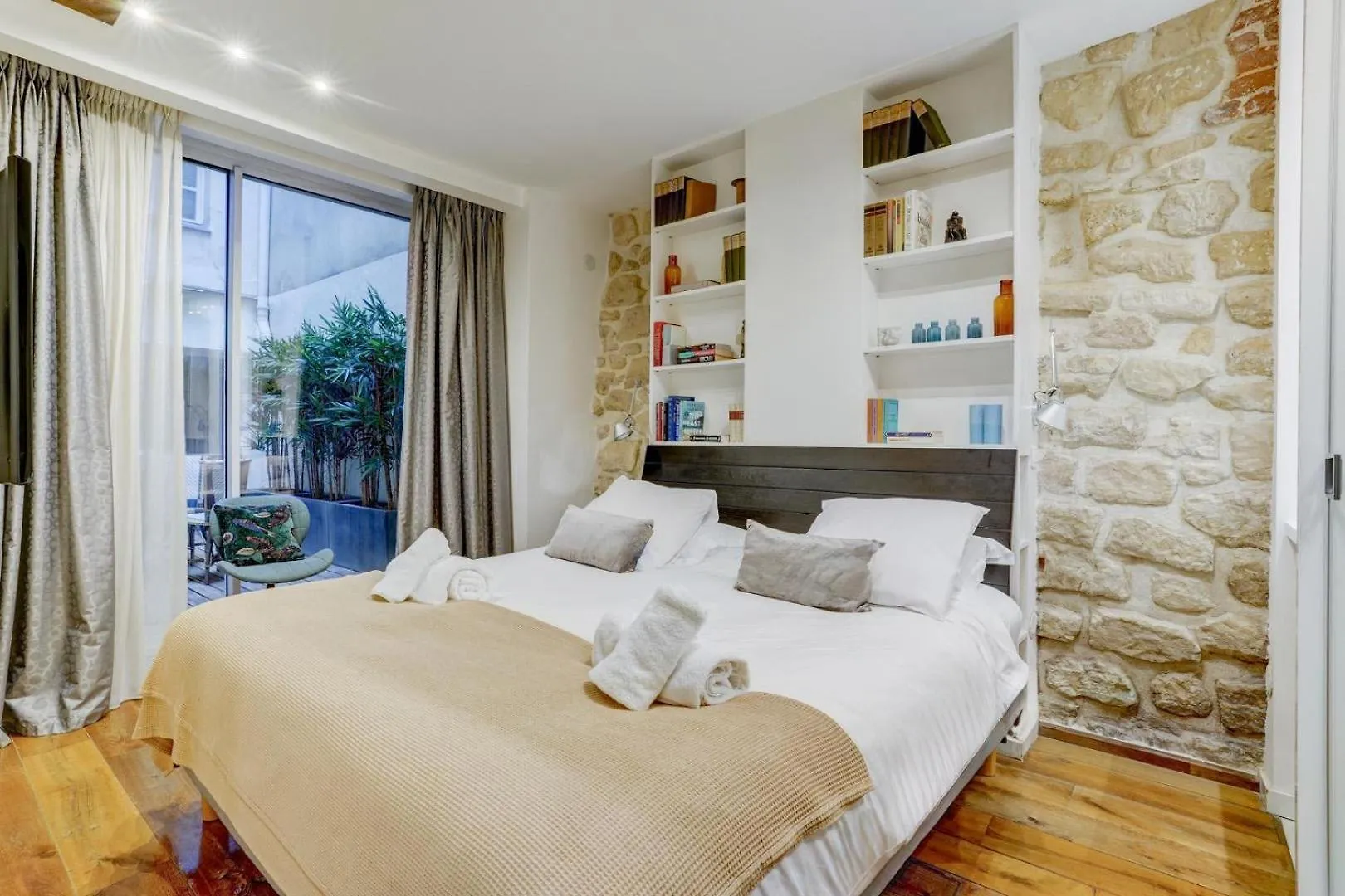 Jardin Prive - Gorgeous 3 Bed House In Le Marais Lejlighed Paris 0*,